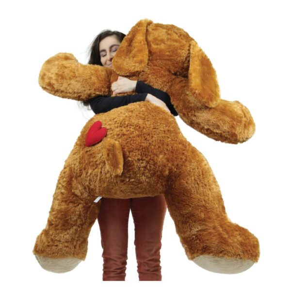 60 Inch Stuffed Puppy with Heart - Image 2